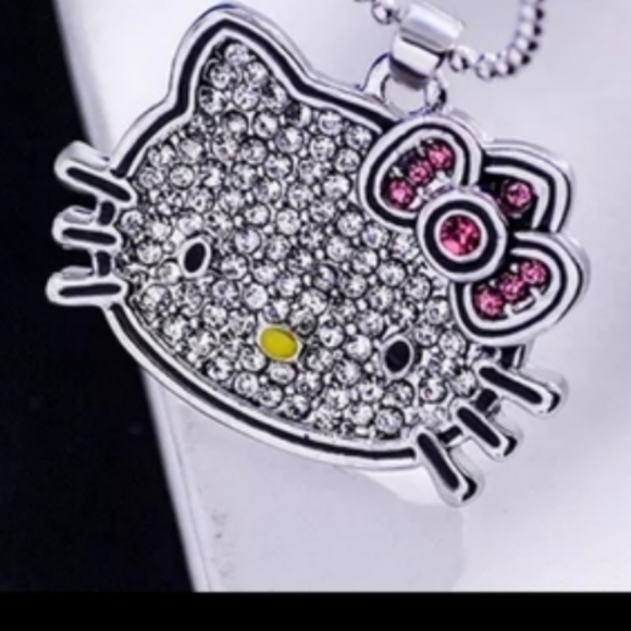 Hello Kitty Rhinestone Necklace - Picture 7 of 13